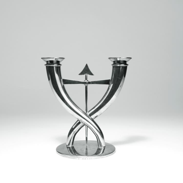 Bild 1 zu Objekt, Kerzenleuchter, um 1927, Gio Ponti, Christofle, Paris, 140B 196