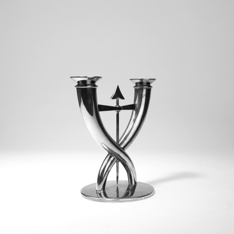 Bild 2 zu Objekt, Kerzenleuchter, um 1927, Gio Ponti, Christofle, Paris, 140B 196