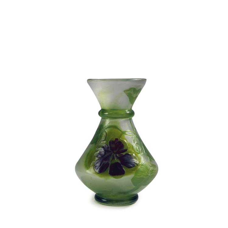Hauptbild zu Objekt, 'Capucines' vase, 1898-1907, Christian Fr&egrave;res & Fils, Meisenthal, 141C 393