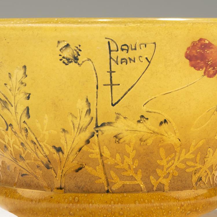 Bild 2 zu Objekt, Schale 'Coquelicots', um 1900, Daum Fr&egrave;res, Nancy, 141C 410