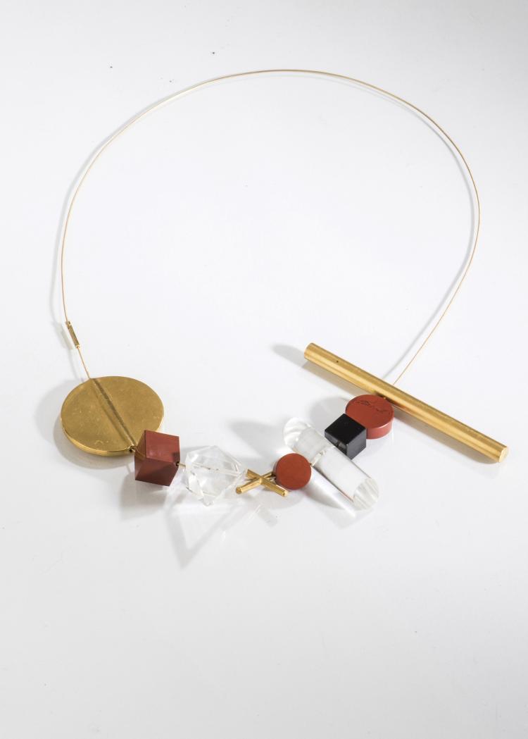 Hauptbild zu Objekt, Necklace with different changeable pendants, 1989, Hermann J&uuml;nger, 142B 186