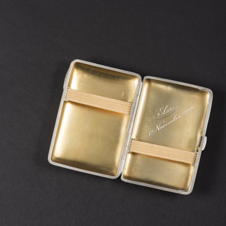 Bild 1 zu Objekt, Zigarettendose 'Klee', 1899, Scheid, G.A., Wien, 141C 675