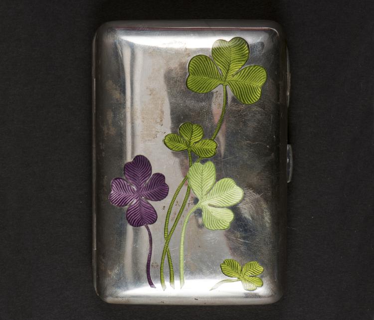 Bild 2 zu Objekt, Zigarettendose 'Klee', 1899, Scheid, G.A., Wien, 141C 675