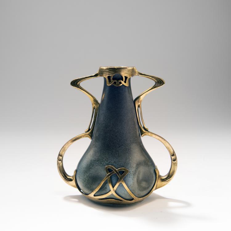 Bild 2 zu Objekt, Vase mit Bronzemontierung, um 1900, Frankreich, 141C 585