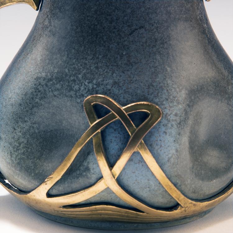 Bild 3 zu Objekt, Vase mit Bronzemontierung, um 1900, Frankreich, 141C 585