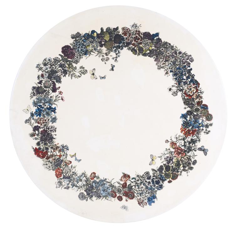 Bild 4 zu Objekt, Tisch 'Corona di Fiori', 1960/70er Jahre, Piero Fornasetti, Fornasetti, Mailand, 140B 317