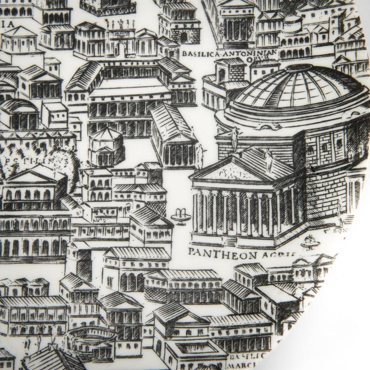 Bild 2 zu Objekt, Zwei Teller 'Roma', 1960er Jahre, Piero Fornasetti, Fornasetti, Mailand, 140B 344