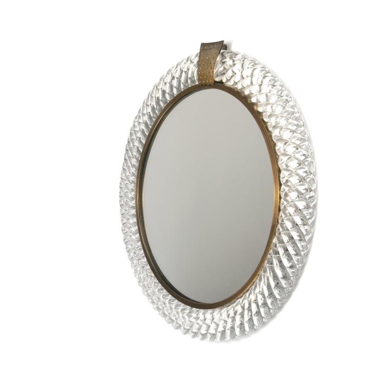 Hauptbild zu Objekt, Mirror, c. 1950, Carlo Scarpa, Venini & C., Murano, 140B 134