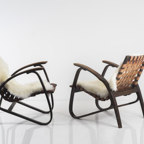 Pair of armchairs, c. 1949