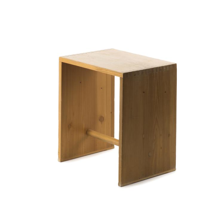 Hauptbild zu Objekt, 'Ulm stool', 1953, Max Bill, Hochschule f&uuml;r Gestaltung, Ulm (HFG); Hildinger, Paul, 142A 072