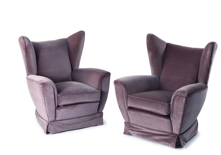 Hauptbild zu Objekt, Two comfy chairs, c. 1955, Ico Parisi, Italien, 140B 166