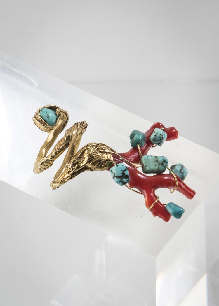 Bild 1 zu Objekt, Necklace and ring, 1969, E. R. Nele, 142B 201