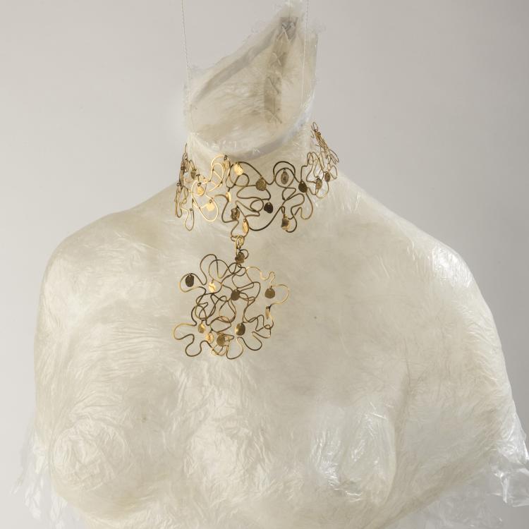 Hauptbild zu Objekt, Necklace with changeable pendant, 1900s, E. R. Nele, 142B 208