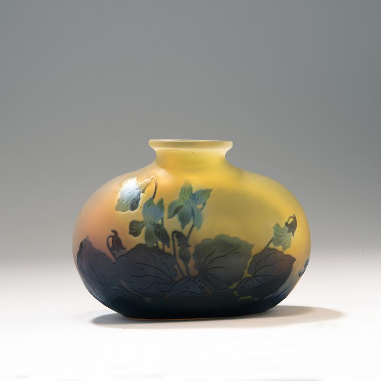 Bild 1 zu Objekt, Vase 'Violettes', 1920er Jahre, Gall&eacute;, Etablissements, Nancy, 141C 495