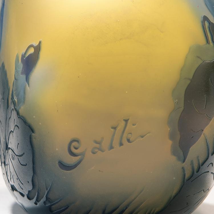 Bild 2 zu Objekt, Vase 'Violettes', 1920er Jahre, Gall&eacute;, Etablissements, Nancy, 141C 495