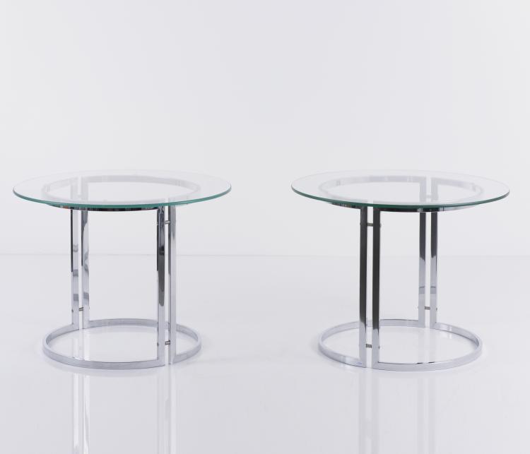 Hauptbild zu Objekt, Two 'Selsdon' end tables, c. 1965, William Plunkett, Plunkett, William, Ltd, England, 140D 765