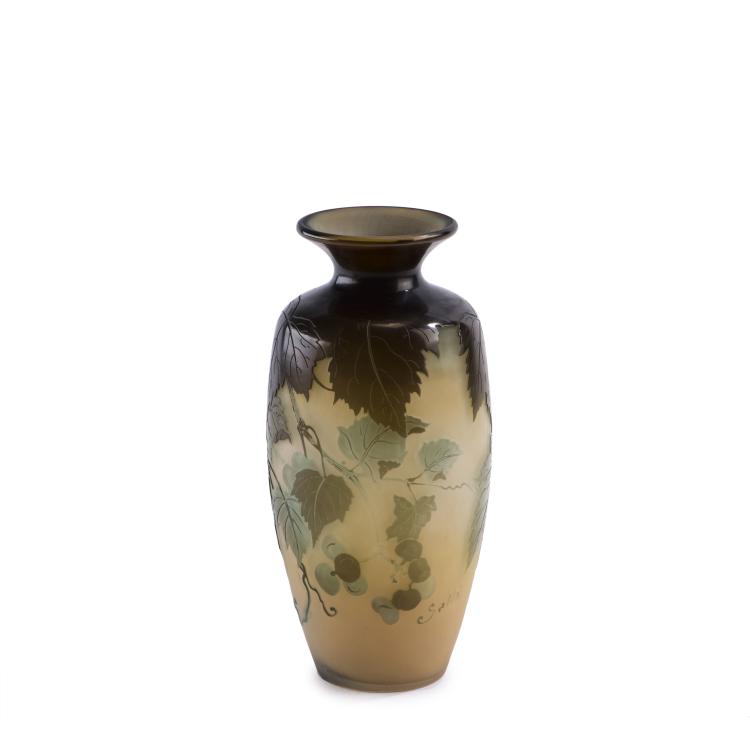 Hauptbild zu Objekt, Vase 'Vigne', 1914-20, Gall&eacute;, Etablissements, Nancy, 141C 491