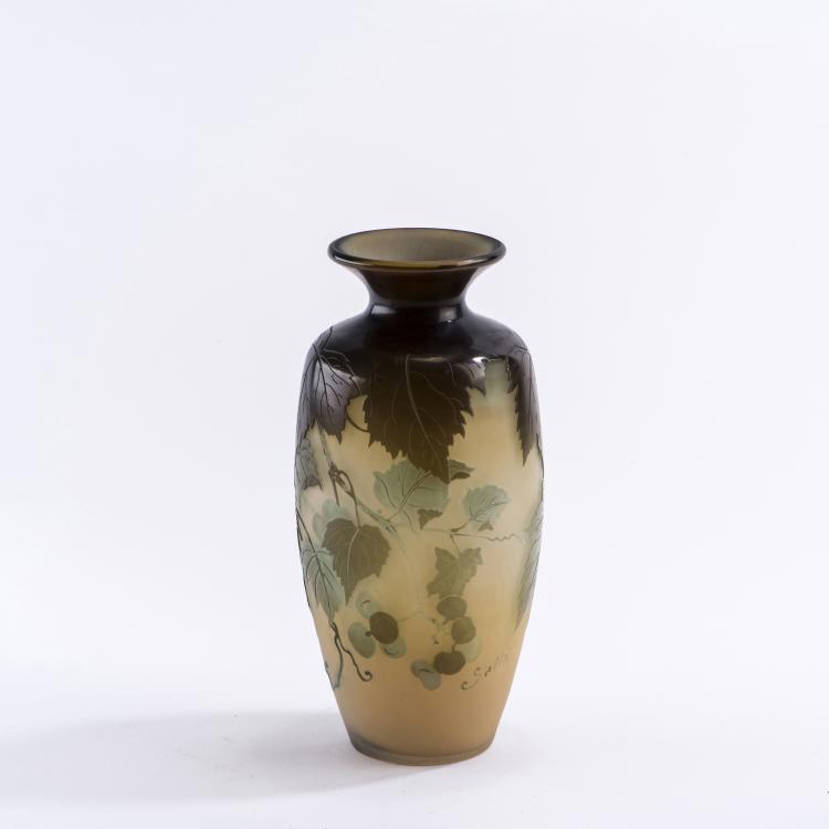 Bild 2 zu Objekt, Vase 'Vigne', 1914-20, Gall&eacute;, Etablissements, Nancy, 141C 491