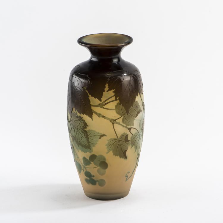 Bild 3 zu Objekt, Vase 'Vigne', 1914-20, Gall&eacute;, Etablissements, Nancy, 141C 491