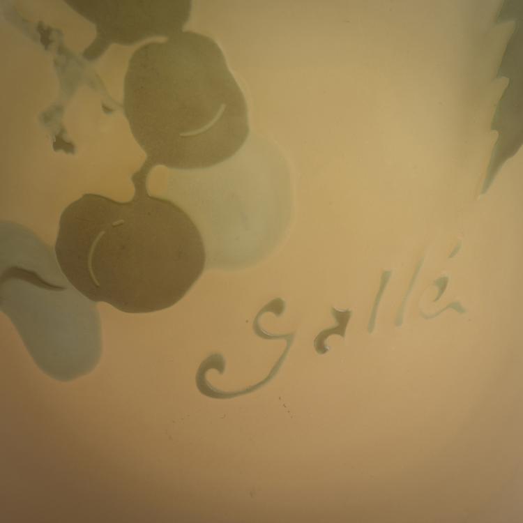 Bild 5 zu Objekt, Vase 'Vigne', 1914-20, Gall&eacute;, Etablissements, Nancy, 141C 491