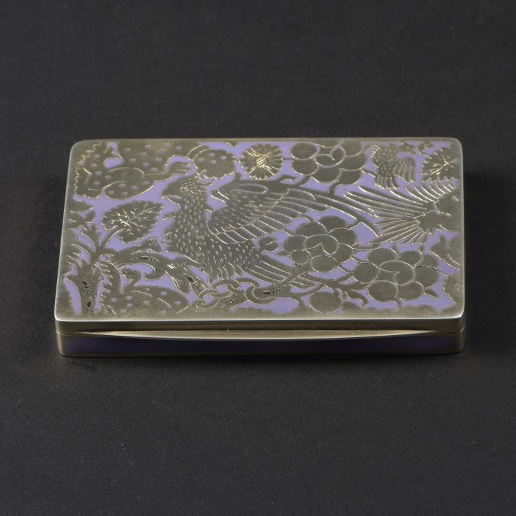 Hauptbild zu Objekt, Kleine Dose 'Ph&ouml;nix', 1920er Jahre, Deutschland, 141C 666