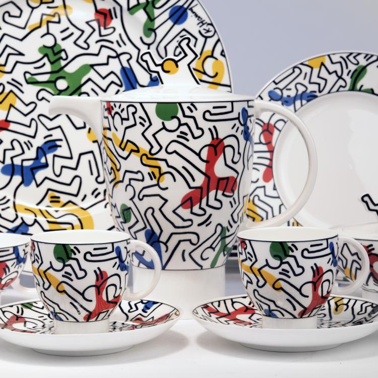 Bild 1 zu Objekt, Kaffeeservice 'Spirit of Art', 1991, Keith Haring, Villeroy und Boch,, 140D 808
