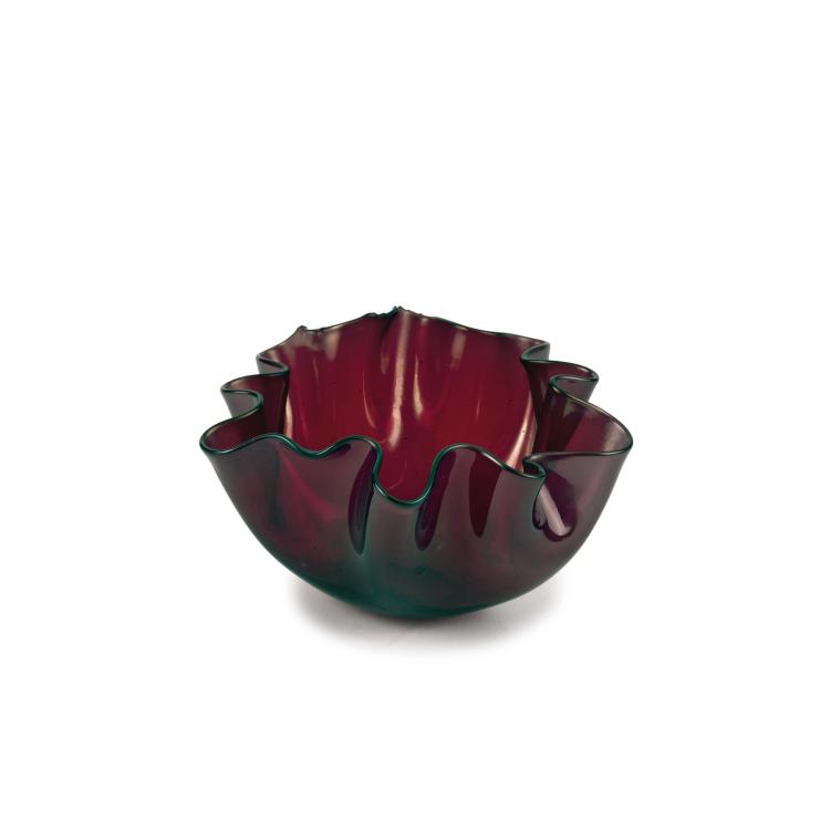 Hauptbild zu Objekt, 'Fazzoletto' vase, 1949, Fulvio Bianconi, Venini & C., Murano, 140C 483