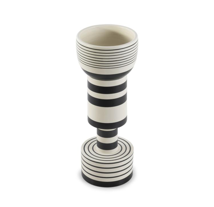 Hauptbild zu Objekt, 'Vaso Calice' vase, c. 1986, Ettore Sottsass, Bitossi, Montelupo, 140B 222
