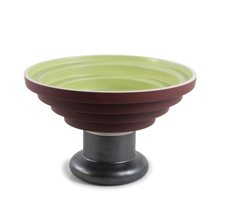 Hauptbild zu Objekt, 'Alzata a Scalino' - '540' bowl, 1956, Ettore Sottsass, Bitossi, Montelupo, 140B 218