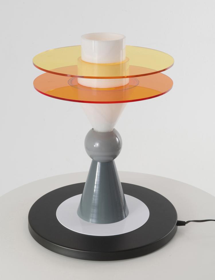 Hauptbild zu Objekt, 'Bay' table light, 1983, Ettore Sottsass, Memphis, Mailand, 140B 386