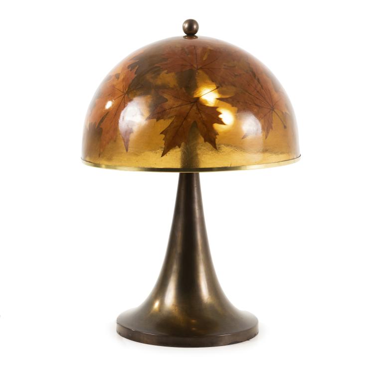 Hauptbild zu Objekt, 'Maple leaves' table light, c. 1970, Gabriella Crespi, Italien, 140B 298