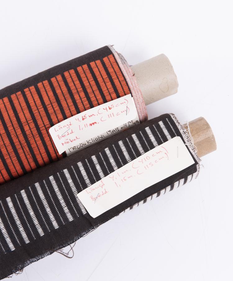 Bild 3 zu Objekt, Panel of fabric and 2 bales of cloth, 1950/60s , Age Faith-Ell, AB Class H&aring;konsson, Kinnasand, Kinna, 140D 696