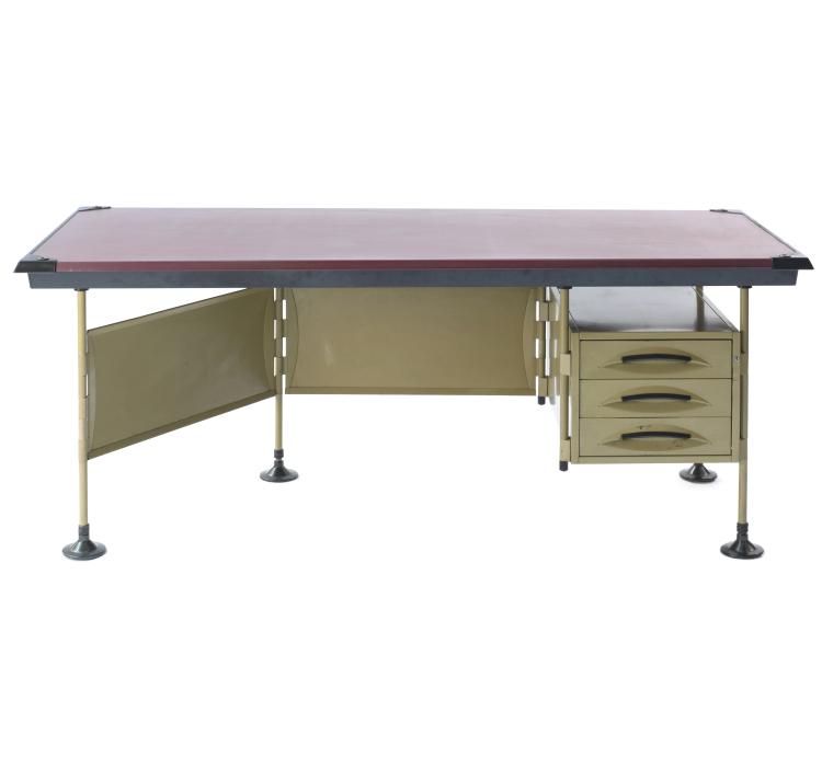 Hauptbild zu Objekt, 'Spazio' writing desk, 1959, Studio B.B.P.R., Olivetti, Ivrea, 140B 192