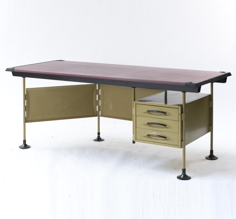 Bild 1 zu Objekt, 'Spazio' writing desk, 1959, Studio B.B.P.R., Olivetti, Ivrea, 140B 192
