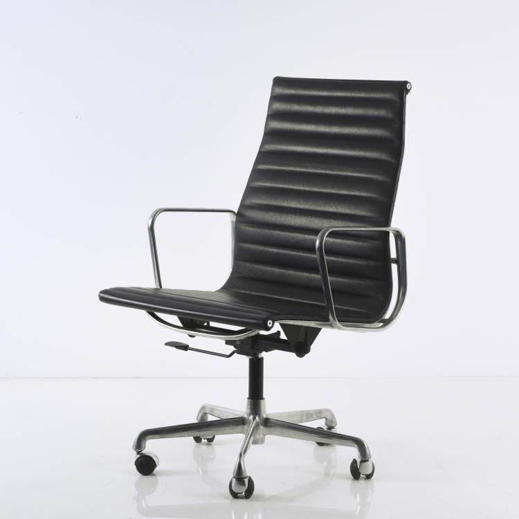 Hauptbild zu Objekt, 'Aluminium Group' highback deskchair, 1958, ICF, Cadsana, 140D 730