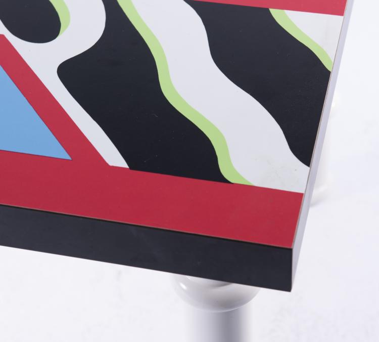 Bild 1 zu Objekt, 'Madras' table, 1986, Nathalie Du Pasquier, Memphis, Mailand, 140B 392
