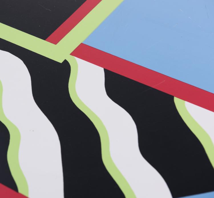 Bild 2 zu Objekt, 'Madras' table, 1986, Nathalie Du Pasquier, Memphis, Mailand, 140B 392