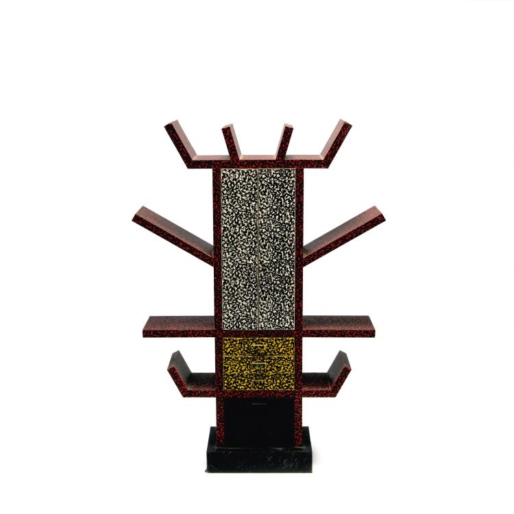 Hauptbild zu Objekt, Miniature 'Casablanca' shelf, 1981, Ettore Sottsass, Memphis, Mailand, 140B 380