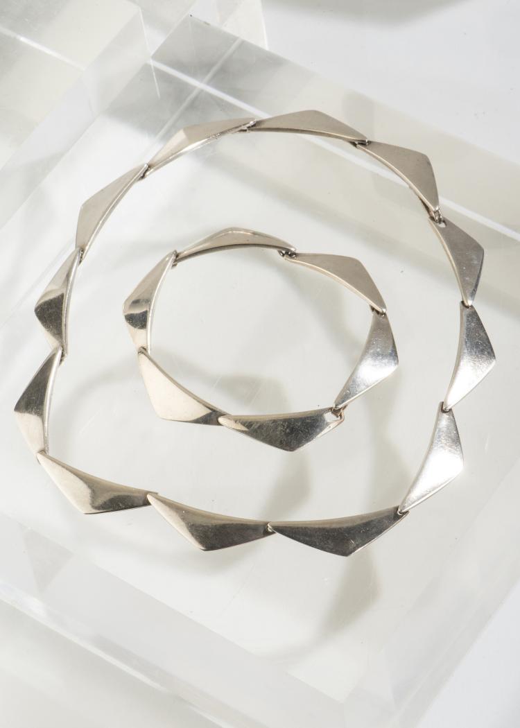 Bild 1 zu Objekt, Halskette und Armband, Hans Hansen, Hansen, Hans, Kopenhagen, 142B 253
