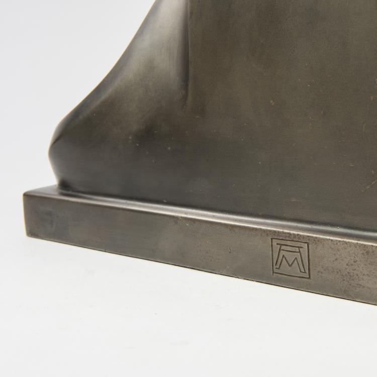 Bild 3 zu Objekt, Kaminuhr, um 1905, Albin M&uuml;ller, Stolbergsches H&uuml;ttenwerk, Ilsenburg a. Harz, 141C 653