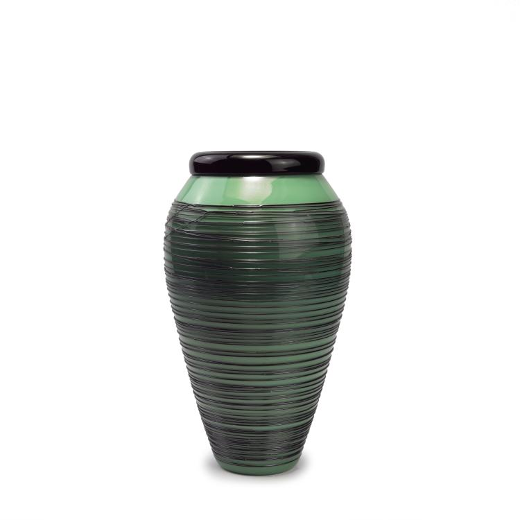 Hauptbild zu Objekt, 'Folto' vase, 1984, Mary Ann 'Toots' Zynsky, Venini & C., Murano, 140C 615