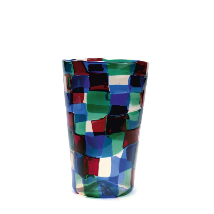Hauptbild zu Objekt, 'Pezzato' vase, c. 1951, Fulvio Bianconi, Venini & C., Murano, 140C 501