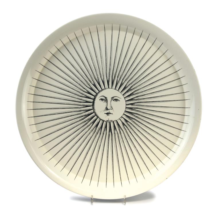 Hauptbild zu Objekt, 'Sole' tray, 1980s , Barnaba Fornasetti, Fornasetti, Mailand, 140B 358