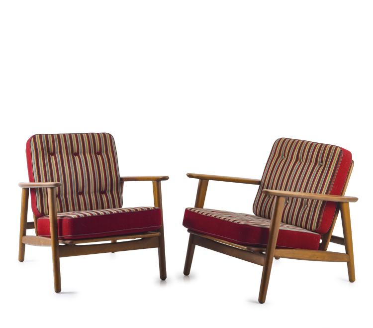 Hauptbild zu Objekt, Two lounge chairs, c. 1960, Getama, Gedsted, 140D 755