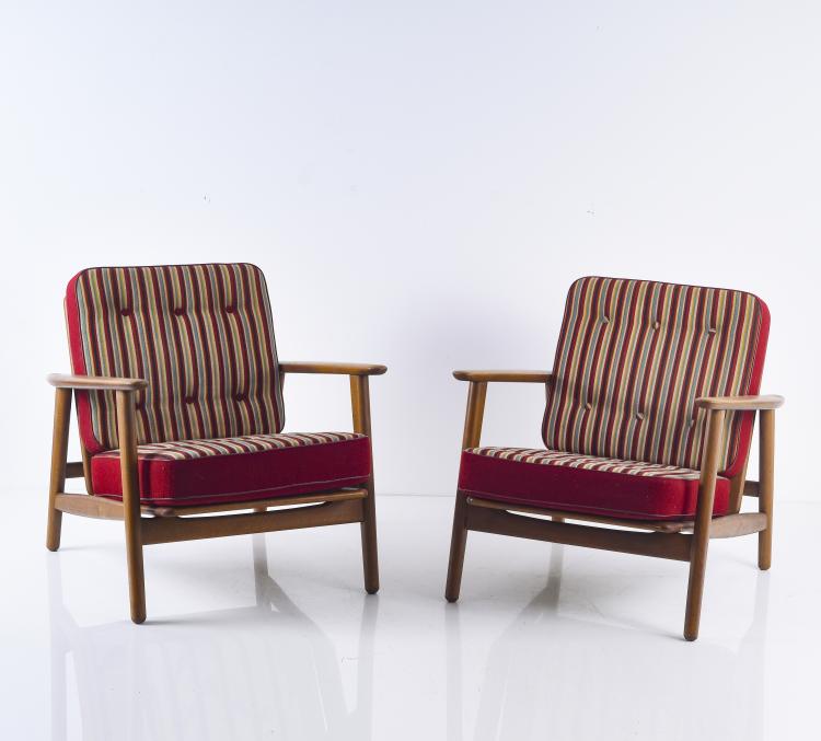 Bild 3 zu Objekt, Two lounge chairs, c. 1960, Getama, Gedsted, 140D 755