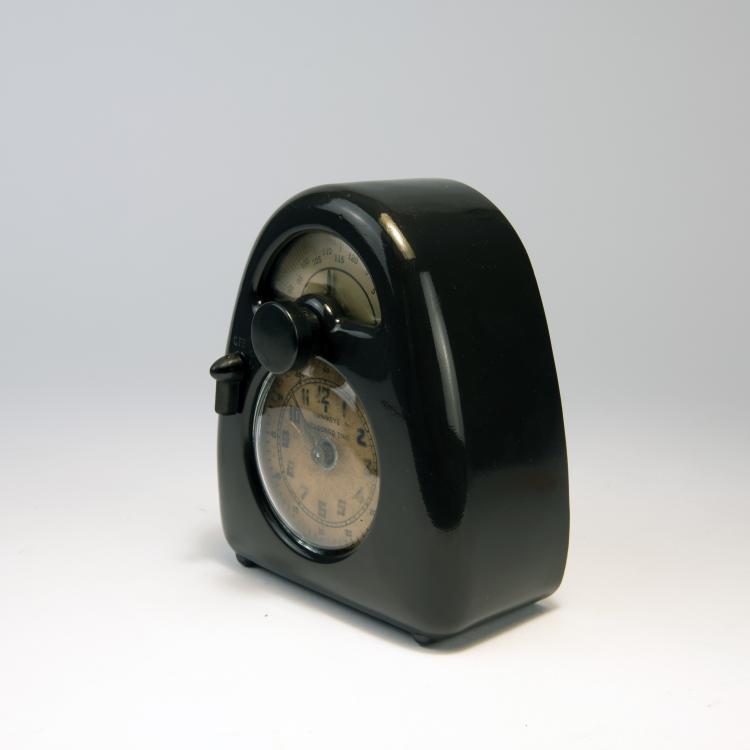 Bild 1 zu Objekt, Clock with kitchen clock, 'Measured Time', c. 1932, Isamu Noguchi, Stevenson Manufacturing Company, La Porte, Indiana, USA, 140D 675
