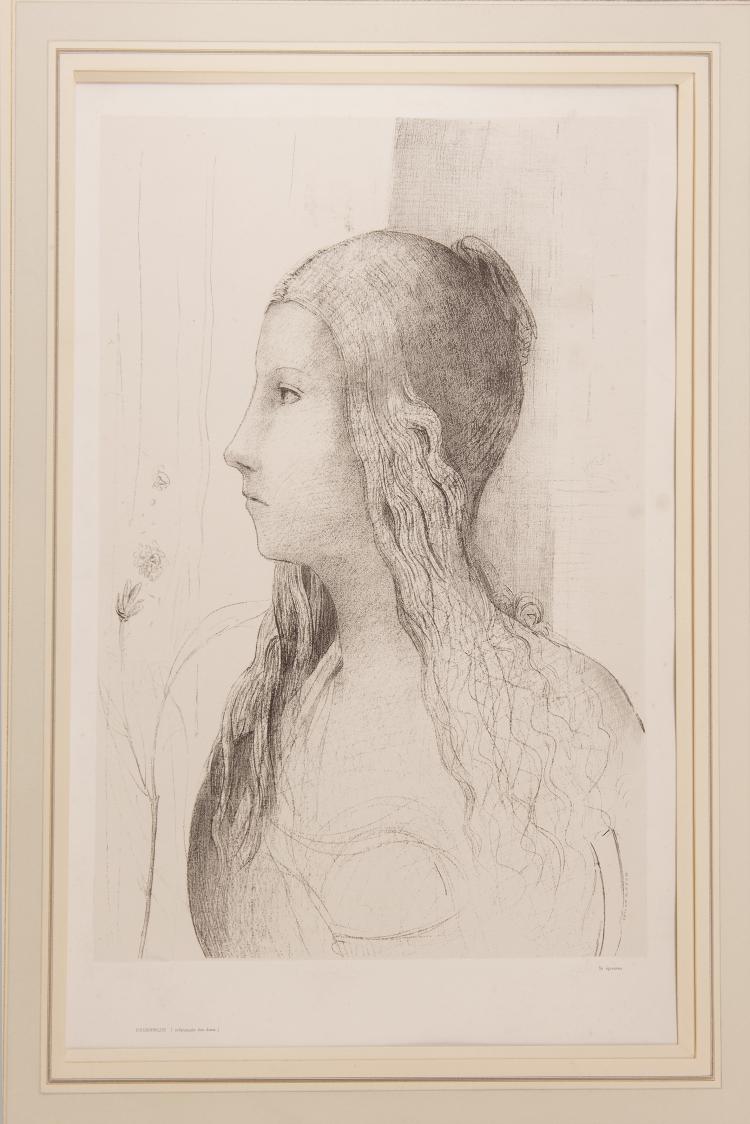 Hauptbild zu Objekt, 'Brunnhilde' (Cr&eacute;puscule des Dieux'), 1894, Odilon Redon, 141C 718
