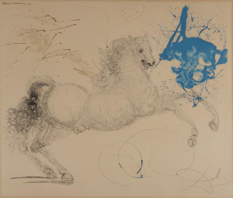 Hauptbild zu Objekt, 'Pegasus' aus der Serie 'Mythologie', 1963-1965, Salvador Dal&iacute;, 142C 359