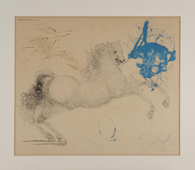 Bild 2 zu Objekt, 'Pegasus' aus der Serie 'Mythologie', 1963-1965, Salvador Dal&iacute;, 142C 359