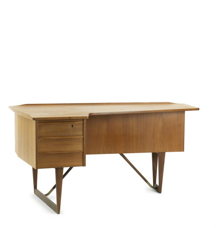 Bild 4 zu Objekt, 'Boomerang' writing desk, c. 1960, Peter L&ouml;vig Nielsen, L&ouml;vig-Nielsen, Peter, Hedersted, 140D 756